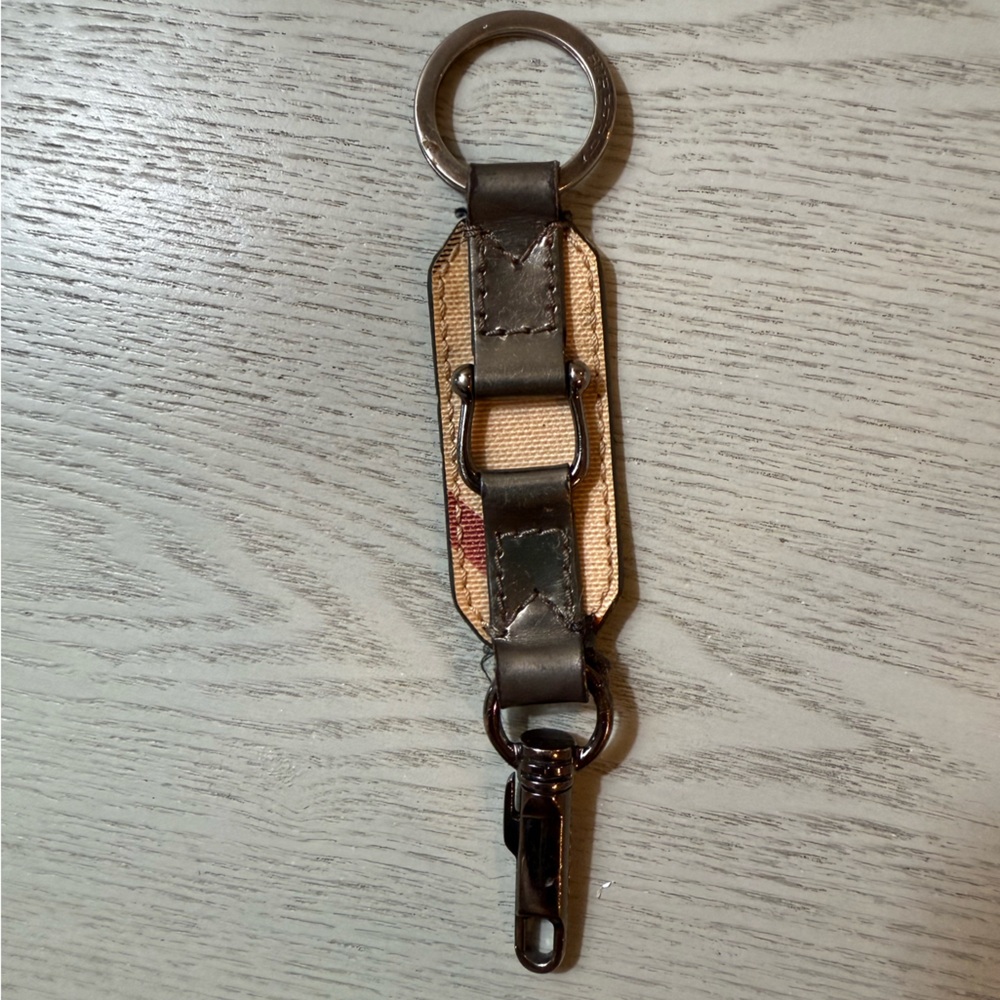 Authentic Burberry Keychain with Clip